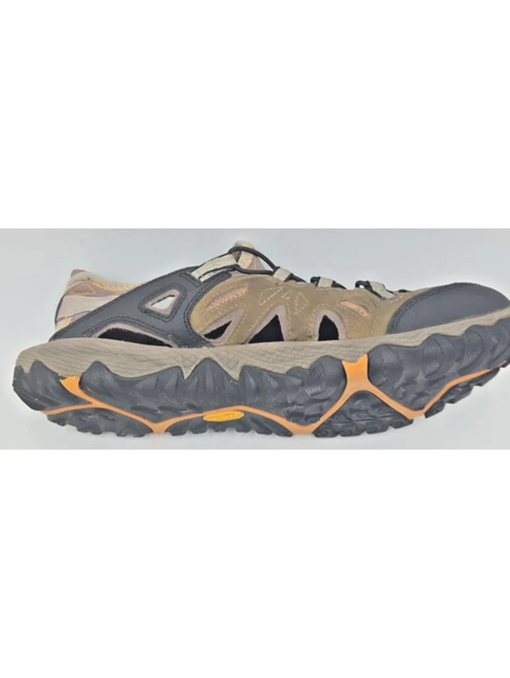 Merrell All Out Blaze Sieve Mens 10.5 Hiking Water Sandals Vibram Brown